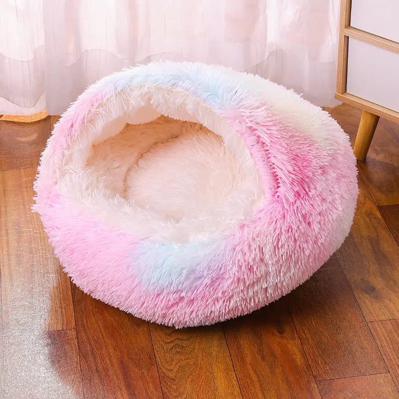 CozzyZoo | Waterproof CozyNest Dog & Cat Kennel - Warm Semi-Enclosed Pet Bed 🐾 pets home