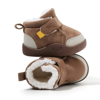 Matvir™ Infant Winter Boots – Plush and Soft Sole Baby Snow Shoes