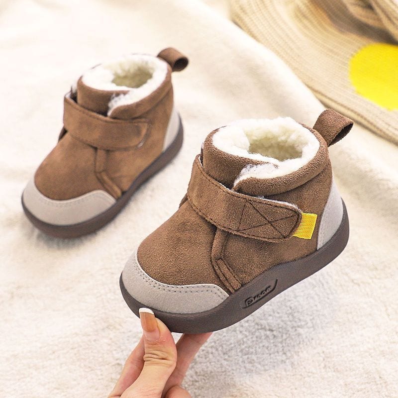 Matvir™ Infant Winter Boots – Plush and Soft Sole Baby Snow Shoes