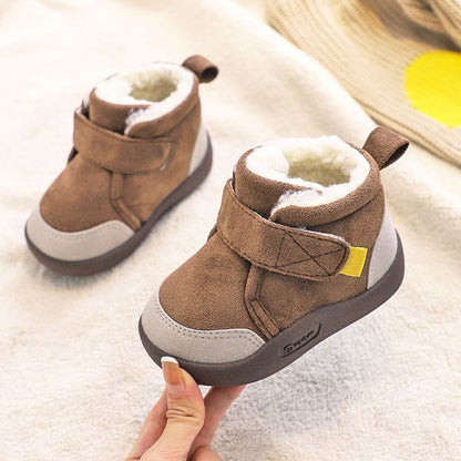 Matvir™ Infant Winter Boots – Plush and Soft Sole Baby Snow Shoes