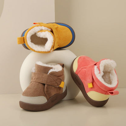 Matvir™ Infant Winter Boots – Plush and Soft Sole Baby Snow Shoes