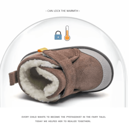 Matvir™ Infant Winter Boots – Plush and Soft Sole Baby Snow Shoes